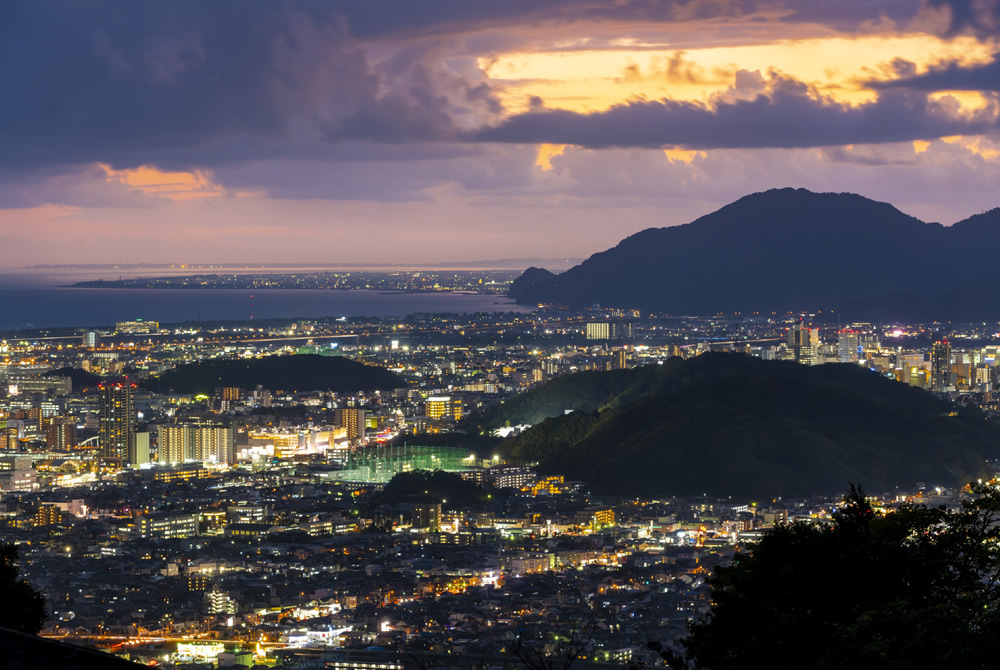 梶原山公園 | 夜景スポット | 静岡の夜景