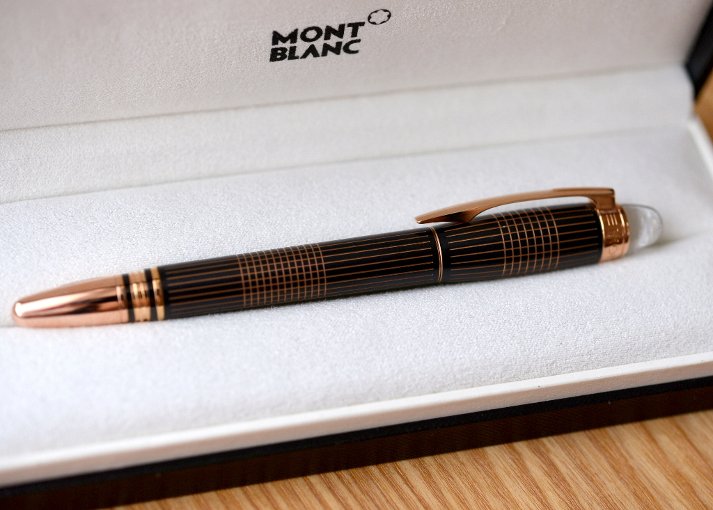 collection SHIBA / スターウォーカー レッドゴールドメタル 万年筆