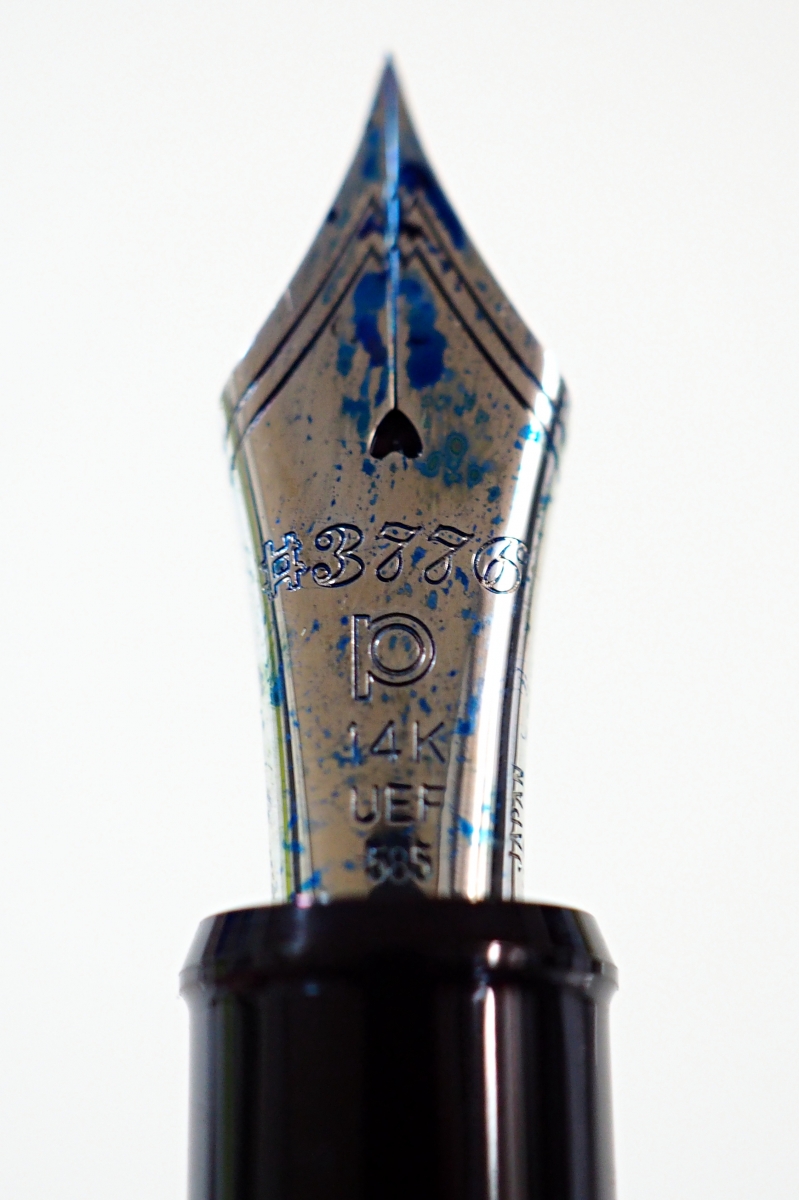 PLATINUM CENTURY #3776 インディゴの街万年筆字幅F