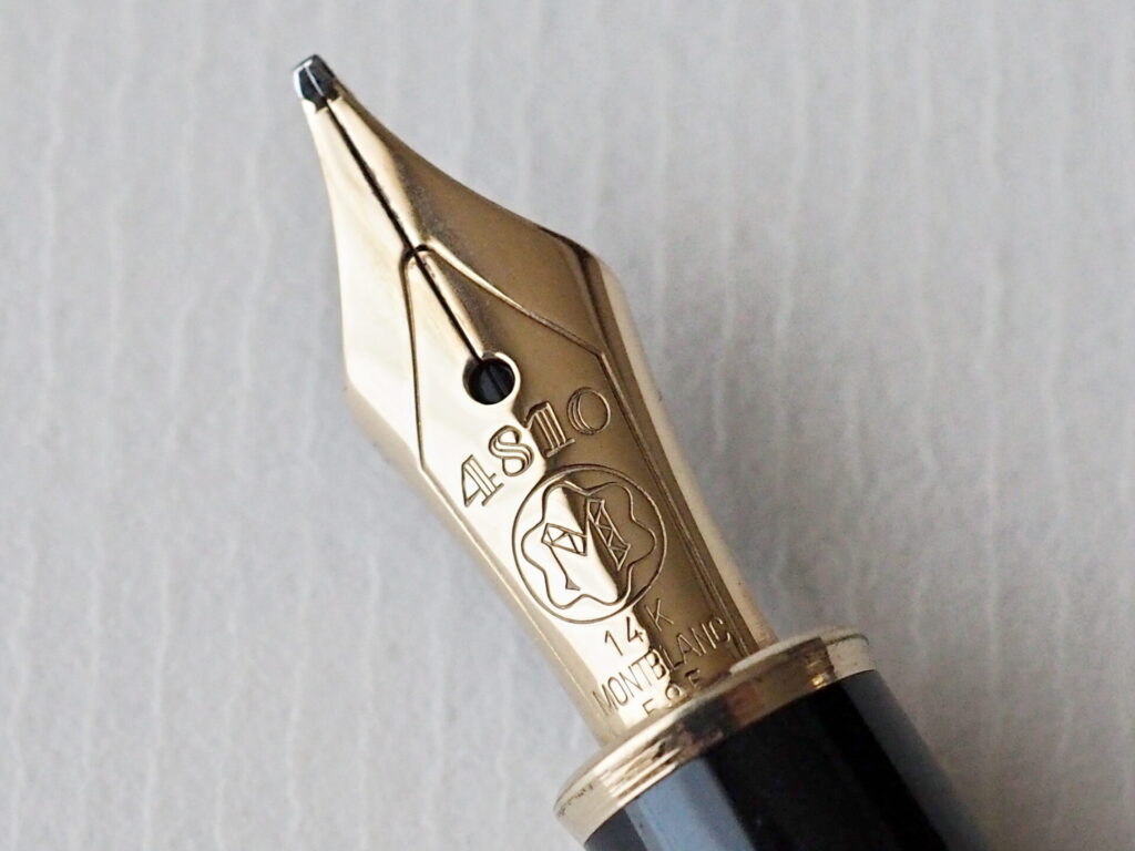 モンブラン 146 万年筆 中白 B 太字 エボナイト芯 モンブラン 146