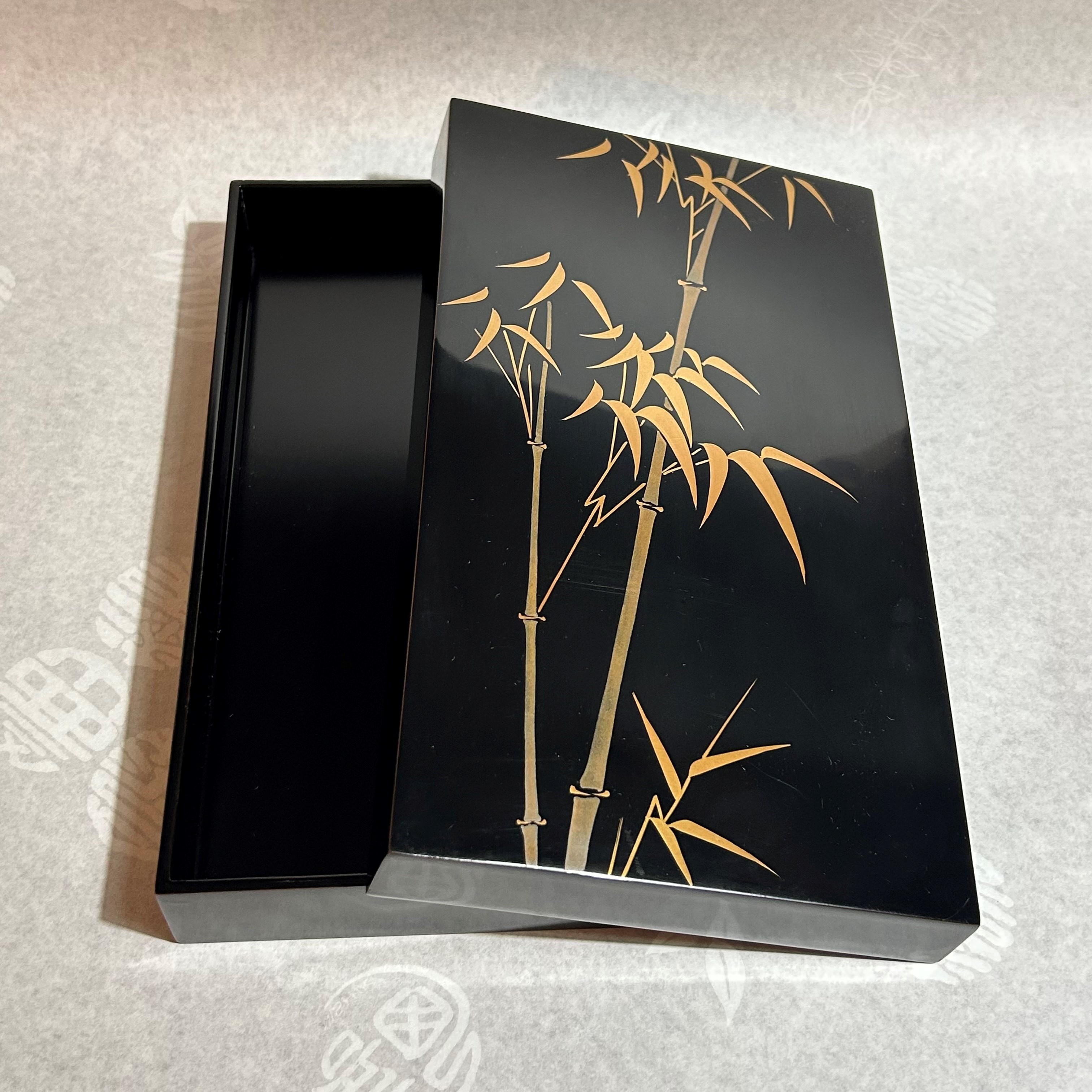 輪島塗 文箱 文庫 硯箱 青貝 螺鈿 牡丹 天然木 漆 漆器 伝統工芸 新品