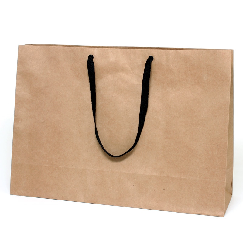 HEIKO 紙袋 ブライトバッグ ワイン1本用 クロ 10枚/袋 006459201 包装