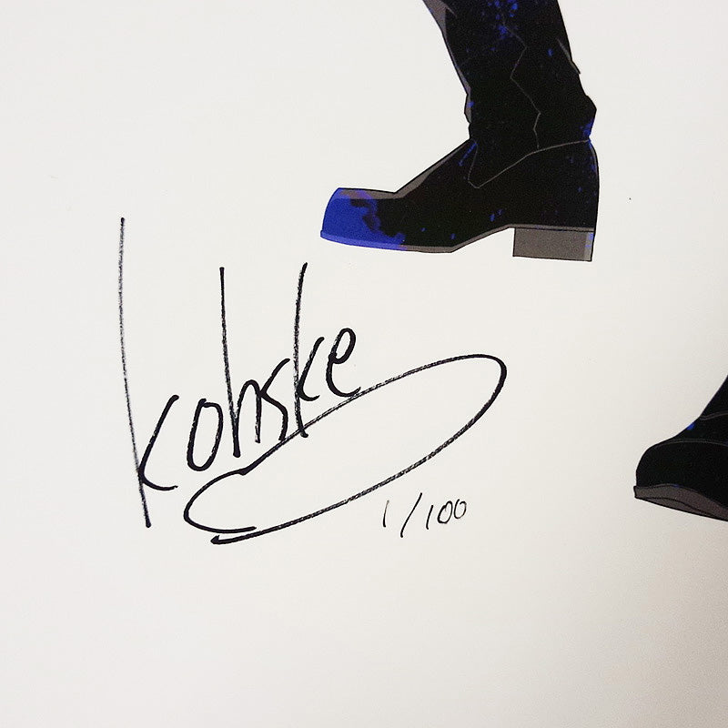 Angel Beats! Na-Ga サイン入りポスター 複製原画 Angel Beats! 複製