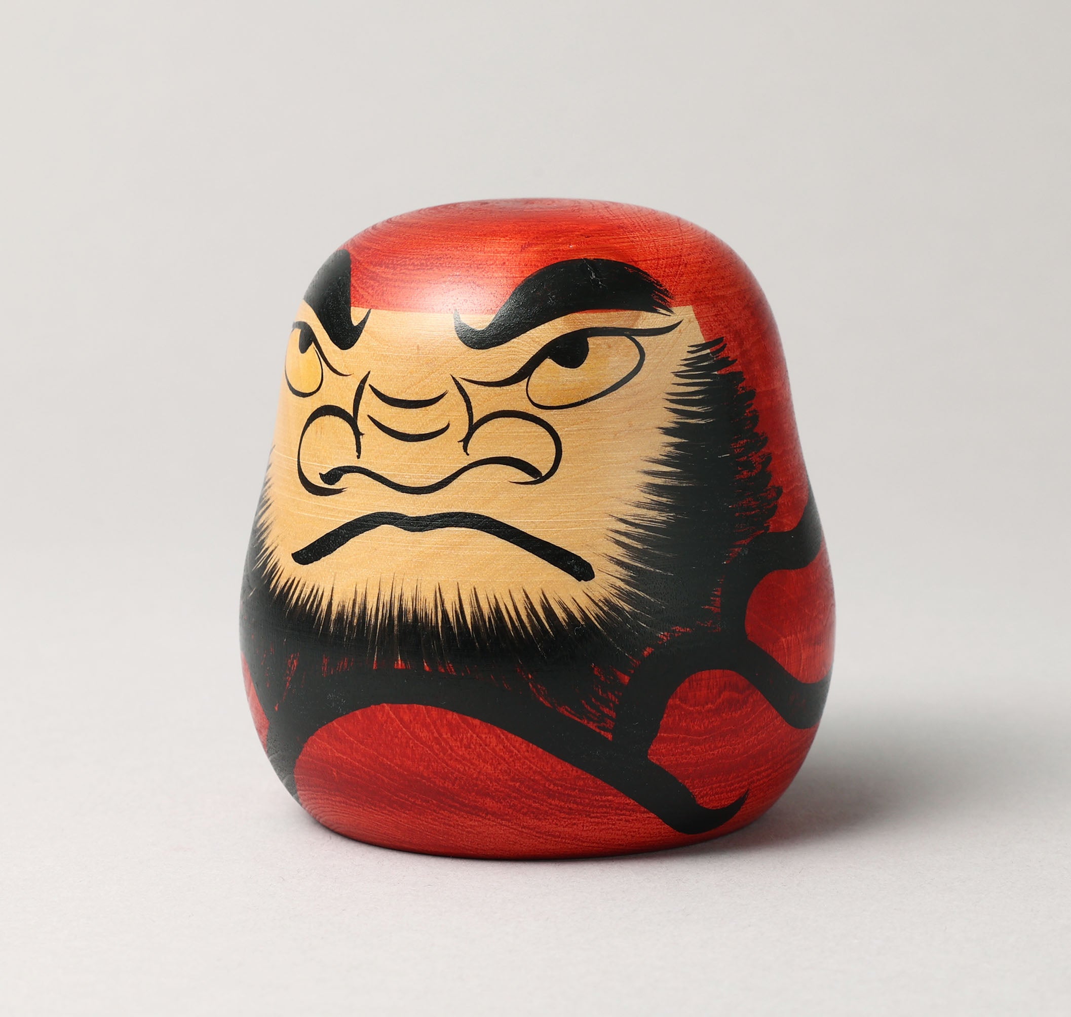 Vintage Japanese Daruma doll, Japanese luck charm, 古品木地だるま