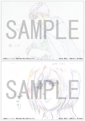 進撃の巨人 WIT STUDIO ミニ色紙コレクション リヴァイ 線画 劇場版
