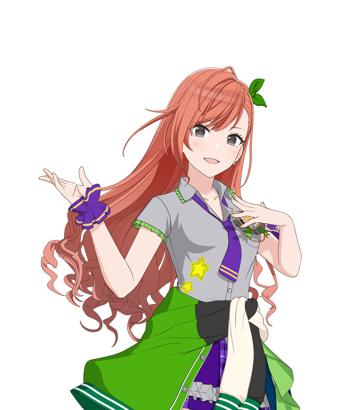 非売品】みぶなつき シンデレラガールズ 有栖川夏葉 A4 クリアファイル