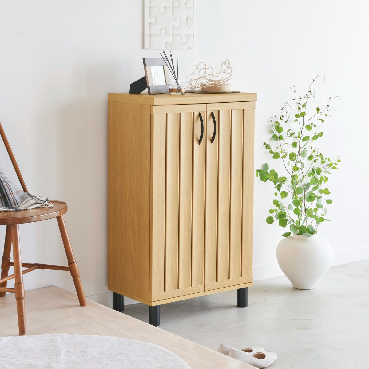 楽天市場】スリッパボックスの通販 スリット入りシューズボックス