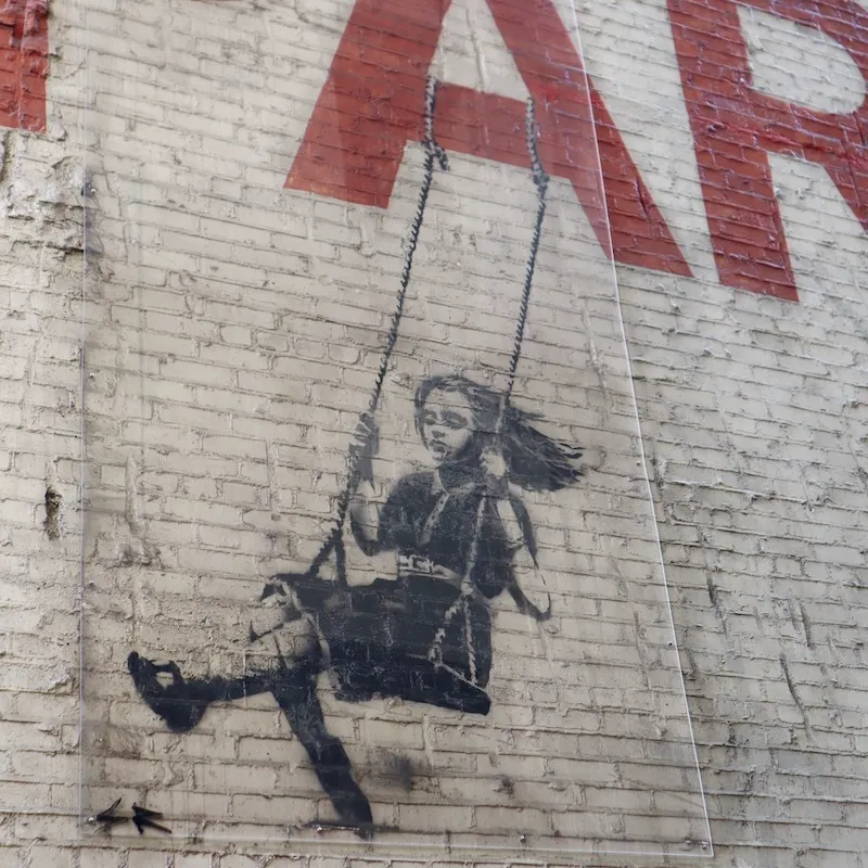 バンクシー ストリートサイン Banksy ロードサイン 道路標識 ゲリラ