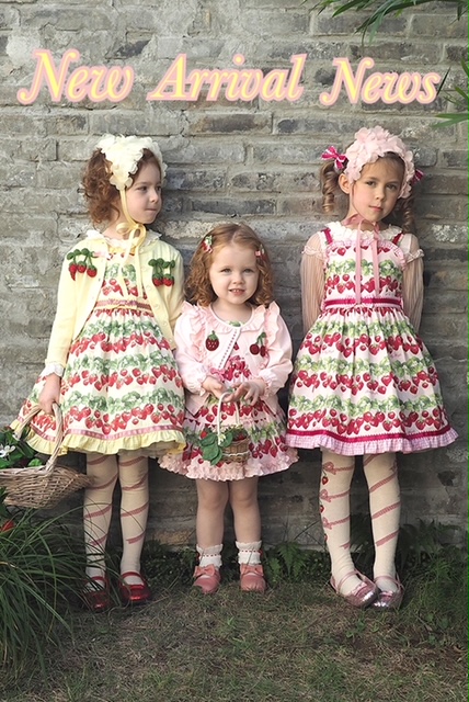 いちごギンガムリボンキャノチェ・いちごバスケット・Fサイズ