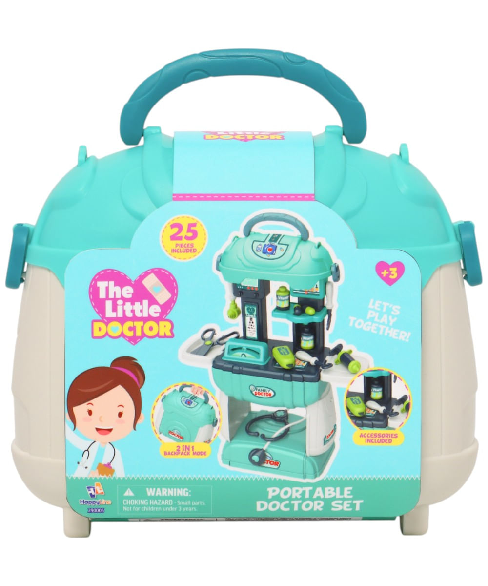 The little doctor set maletín 2 en 1 médico 25 piezas - Siman