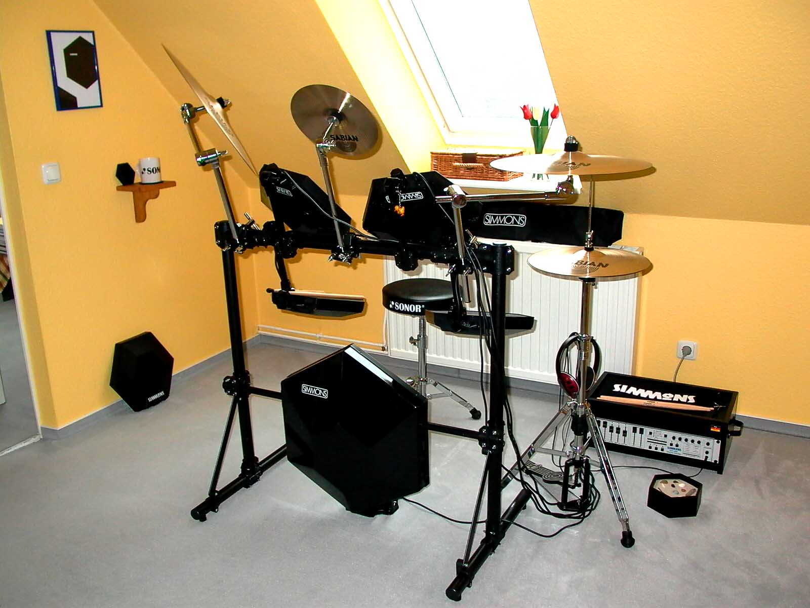 SIMMONS SDS2000 シモンズ エレドラ音源 英国製 電子ドラム