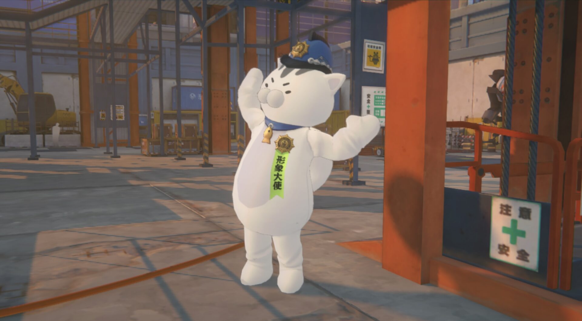 ゼンレスゾーンゼロ】エリア「黒雁街跡地」のにゃんきち長官のメダル