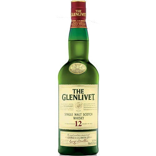Glenlivet 12 Year Single Malt Scotch Whisky (750ml) – Siesta Spirits