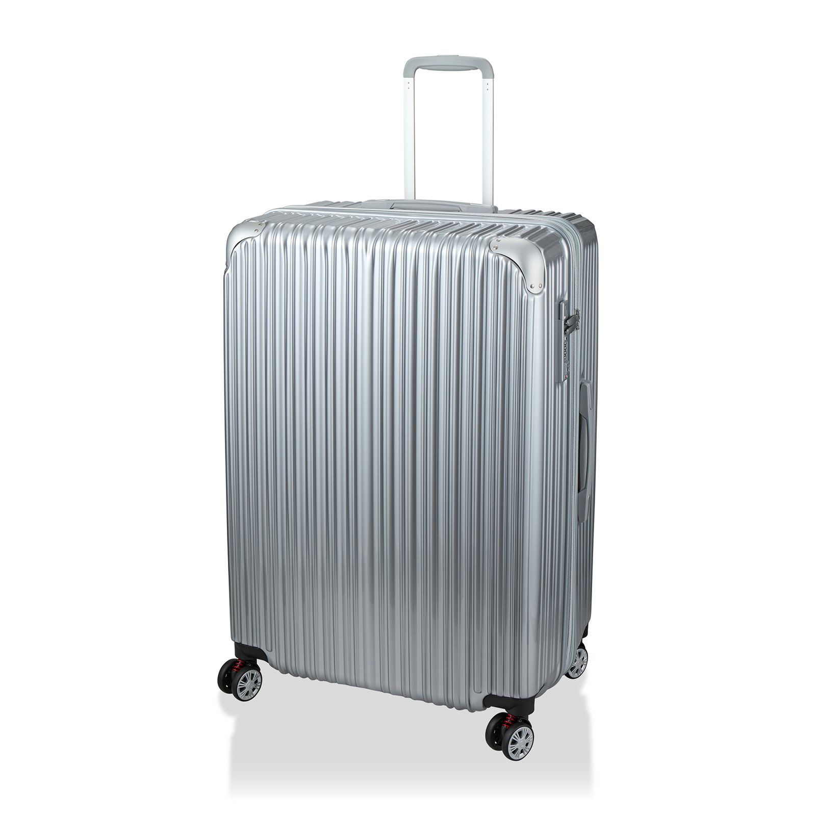 抗菌 拡張スーツケース XLサイズ オーバーサイズ ジッパータイプ