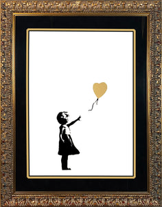 BANKSY 'Girl with Balloon' (2021) Custom Framed Replica Screen