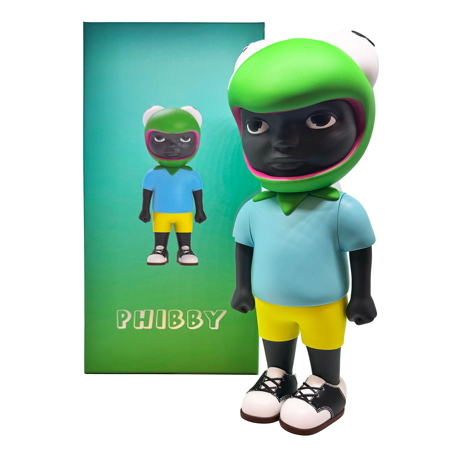 HEBRU BRANTLEY 'Phibby' (2022) Designer Vinyl Art Figure (green