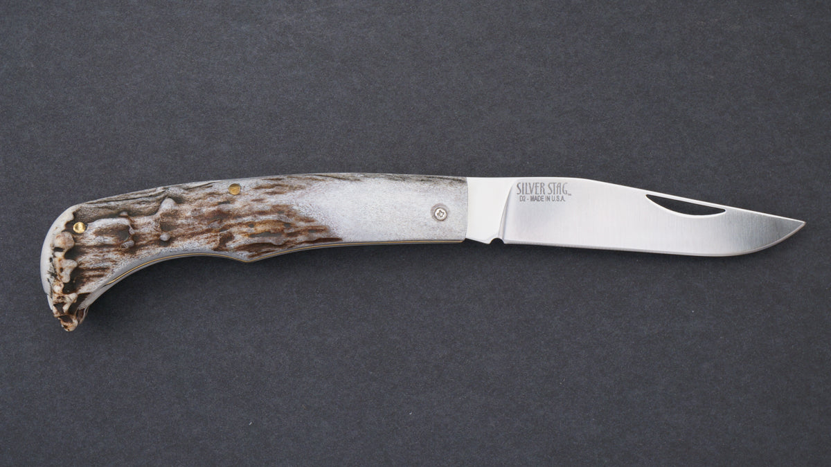 Medium Notch Folder - FMN3.5 - Silver Stag Knives