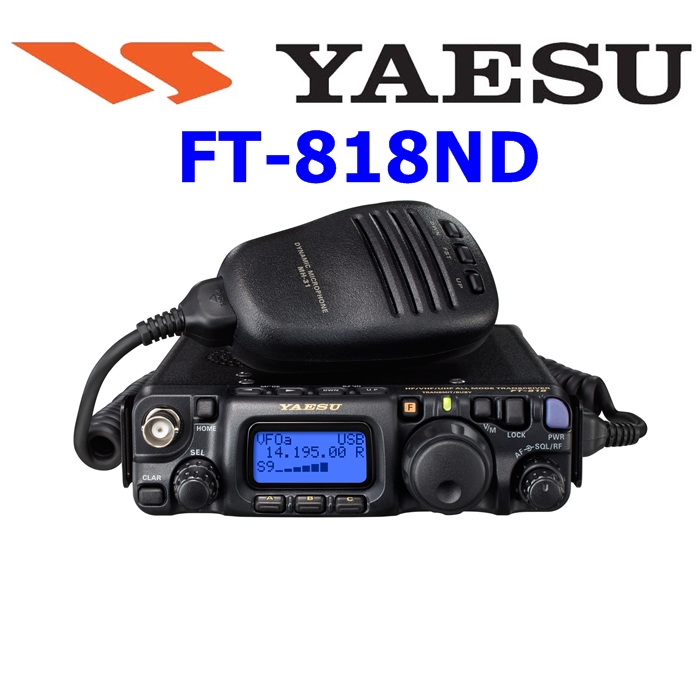 YAESU FT-818ND HF〜430 使用少 美品 スピーカーマイク付 YAESU FT