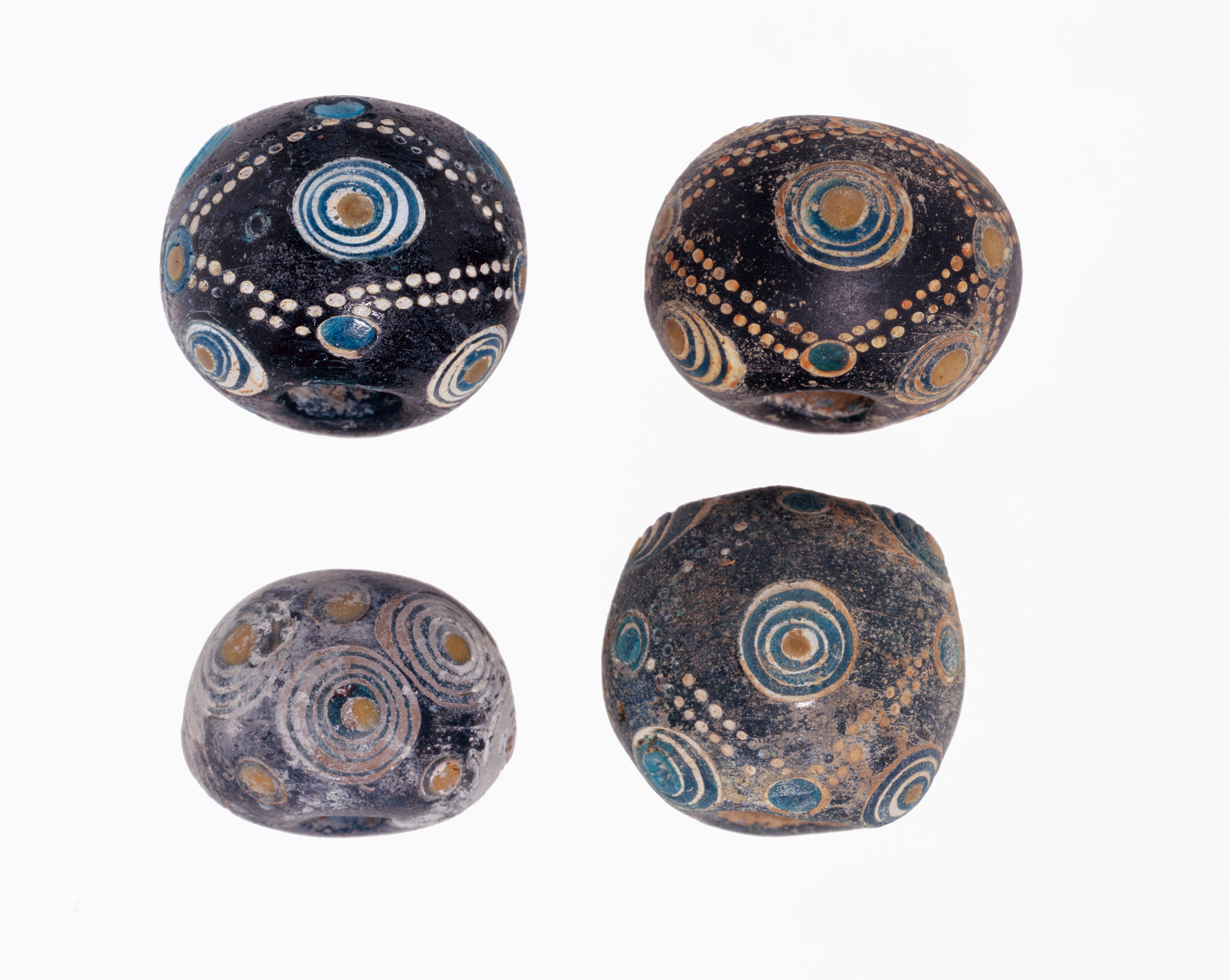 中国美術 中国琉璃 戦国とんぼ玉 古代ガラス 蜻蛉玉 蜻蛉玉 中国 希少 重ね