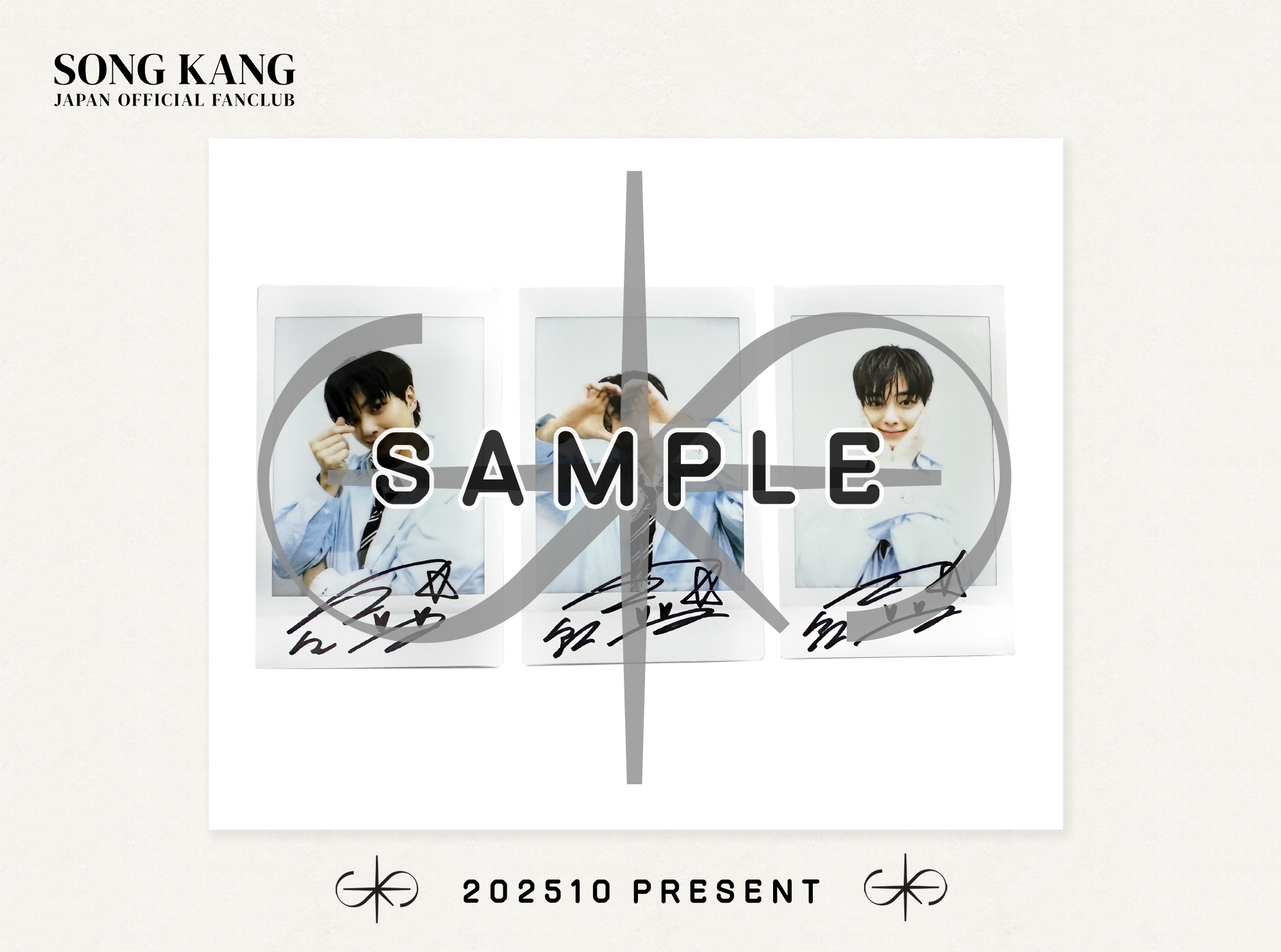 ZB1 ジャンハオ XENO-T ゼロ JBJ サンギュン直筆サイン入りチェキ 直筆