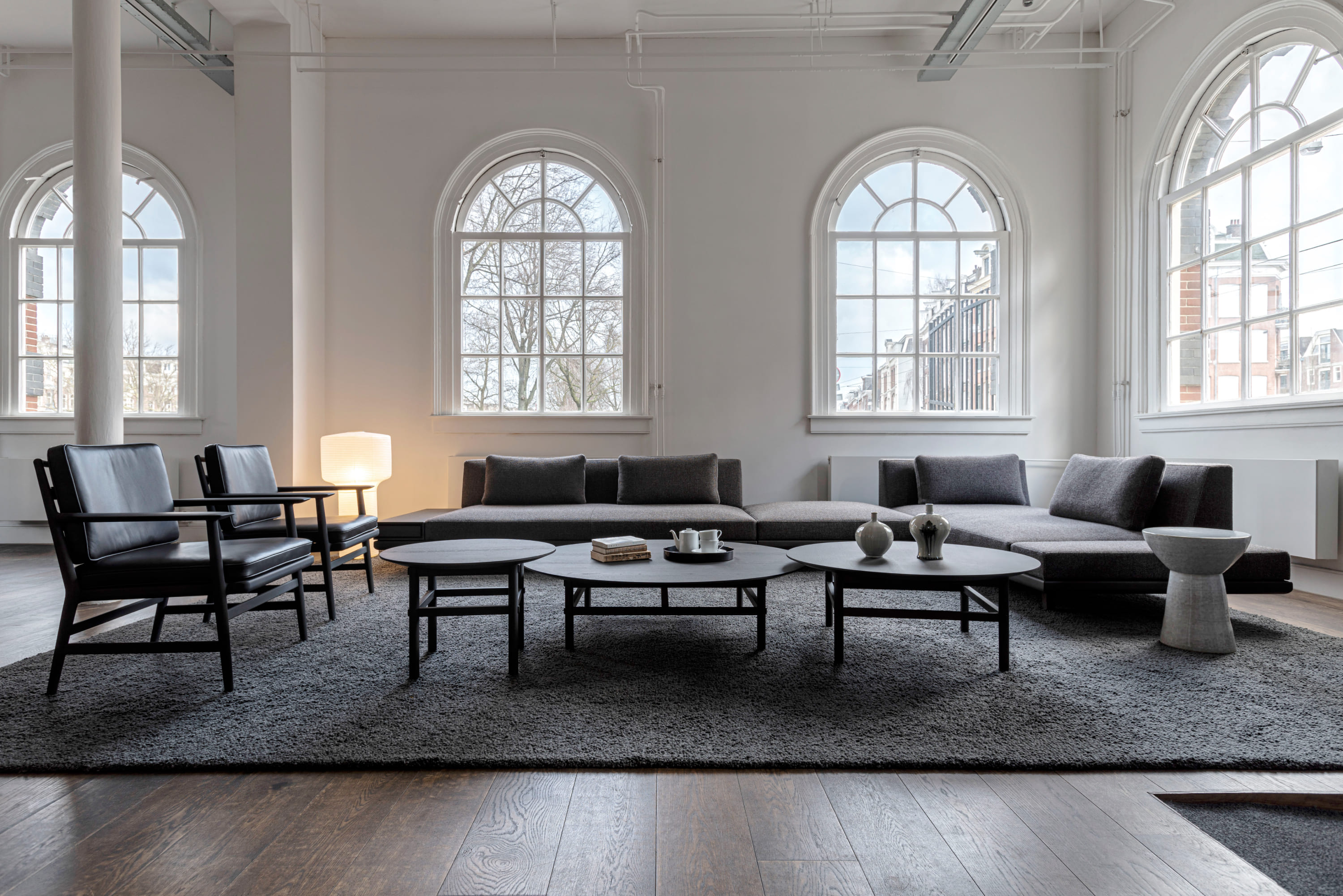 Time＆Style stoneware sculpture ショップ ミニテーブル石見焼