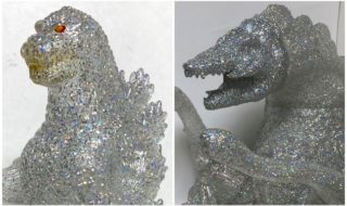 マルサン 世紀の大怪獣 ビオランテ成獣 白ソフビフィギュア 高さ約30cm