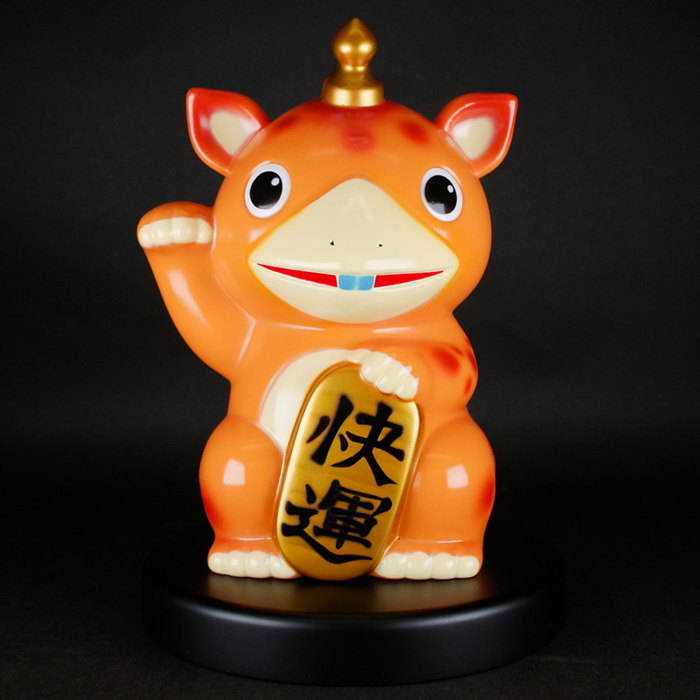 激レア！墓場の画廊「快運！招きブースカ(そらいろ)」全高約22cm