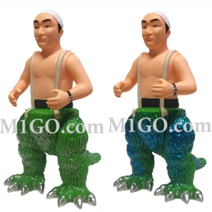 M1号 中島春雄ゴジラ レトログリーン成型色 ソフビ