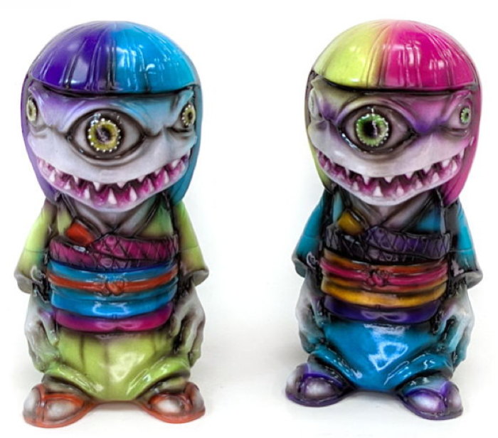 ヤモマーク ドブラー かっこわらい雑貨店塗装 ソフビ ヤモマーク