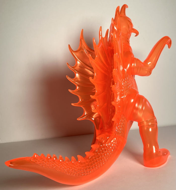 マルサン メカゴジラ 450 クリアイエロー オーロラ ソフビ MARUSAN