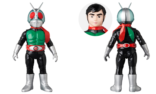 東映レトロソフビコレクション 仮面ライダー新1号 ダブルライダー