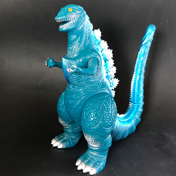 23cm！□【新品】マルサン ゴジラ '99 ミレニアム ソフビ / 橙 23cm