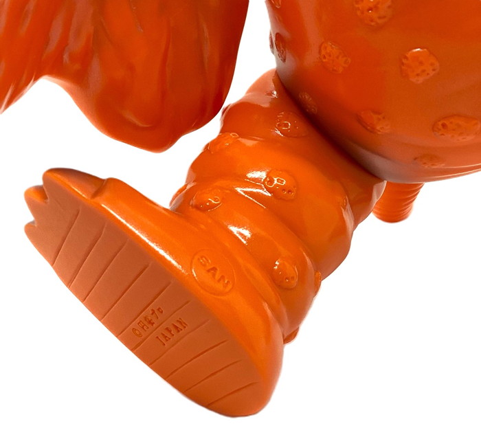 激レア マルサン 非売品 ラドン テストショット未塗装 橙色 高さ約22cm