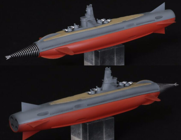 超希少 ビックスケール青島文化教材社製 1/350「海底軍艦 轟天号」未