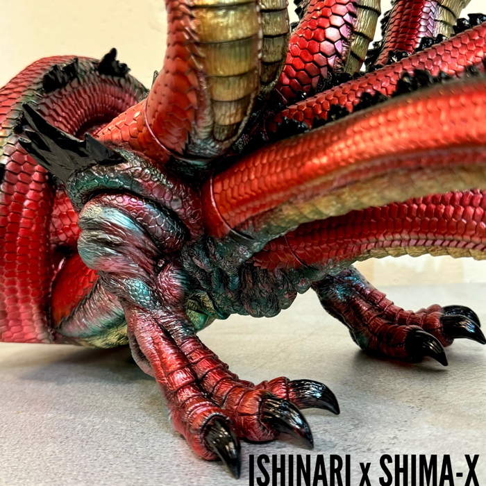 イシナリ × シマックス ジャンボソフビ ヤマタノオロチ八岐大蛇 水食い