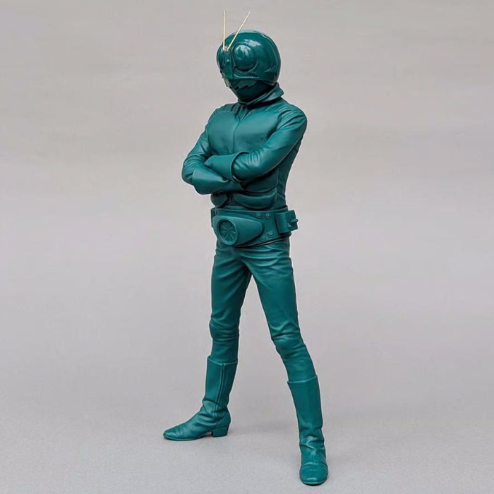 ビリケン商会の「仮面ライダー(青緑色)」またまた復活！ これがラスト