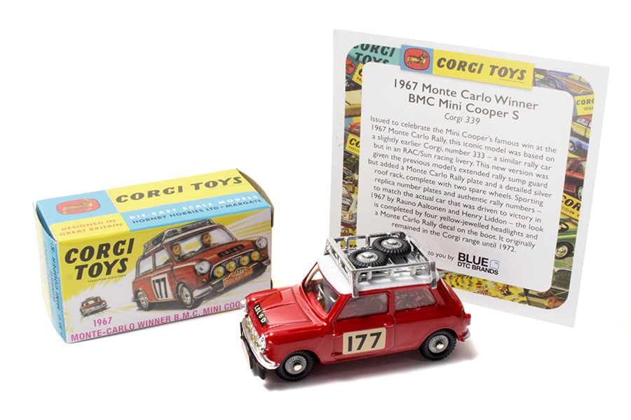 CORGI TOYS Monte-Carlo Winner 1967 B.M.C. Mini Cooper 'S