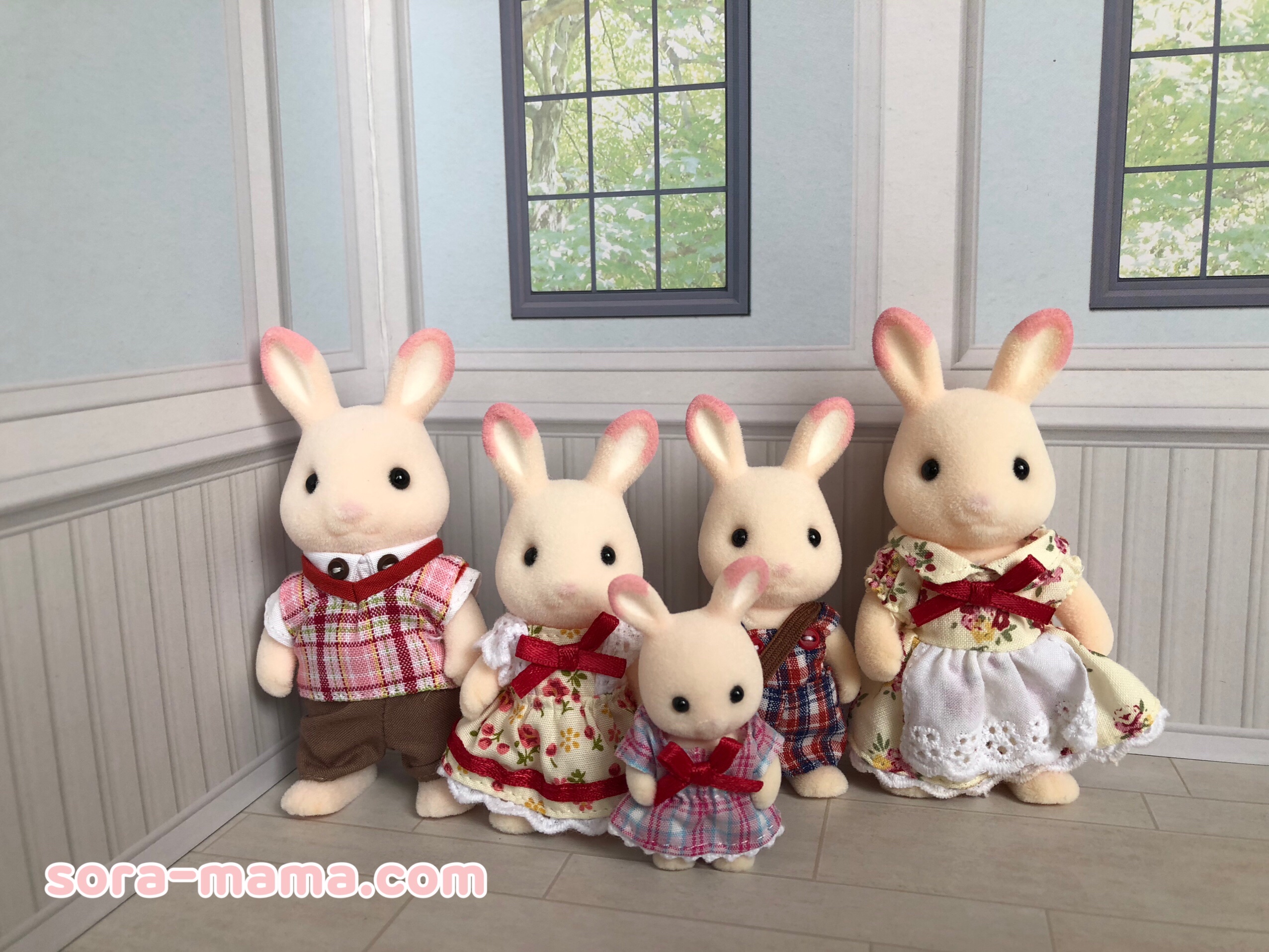 シルバニアファミリー ももいろうさぎお父さん非売品