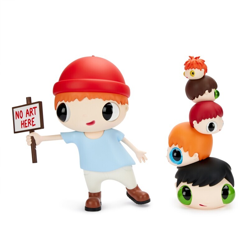 Javier Calleja Heads And No Art Here Available For Immediate Sale