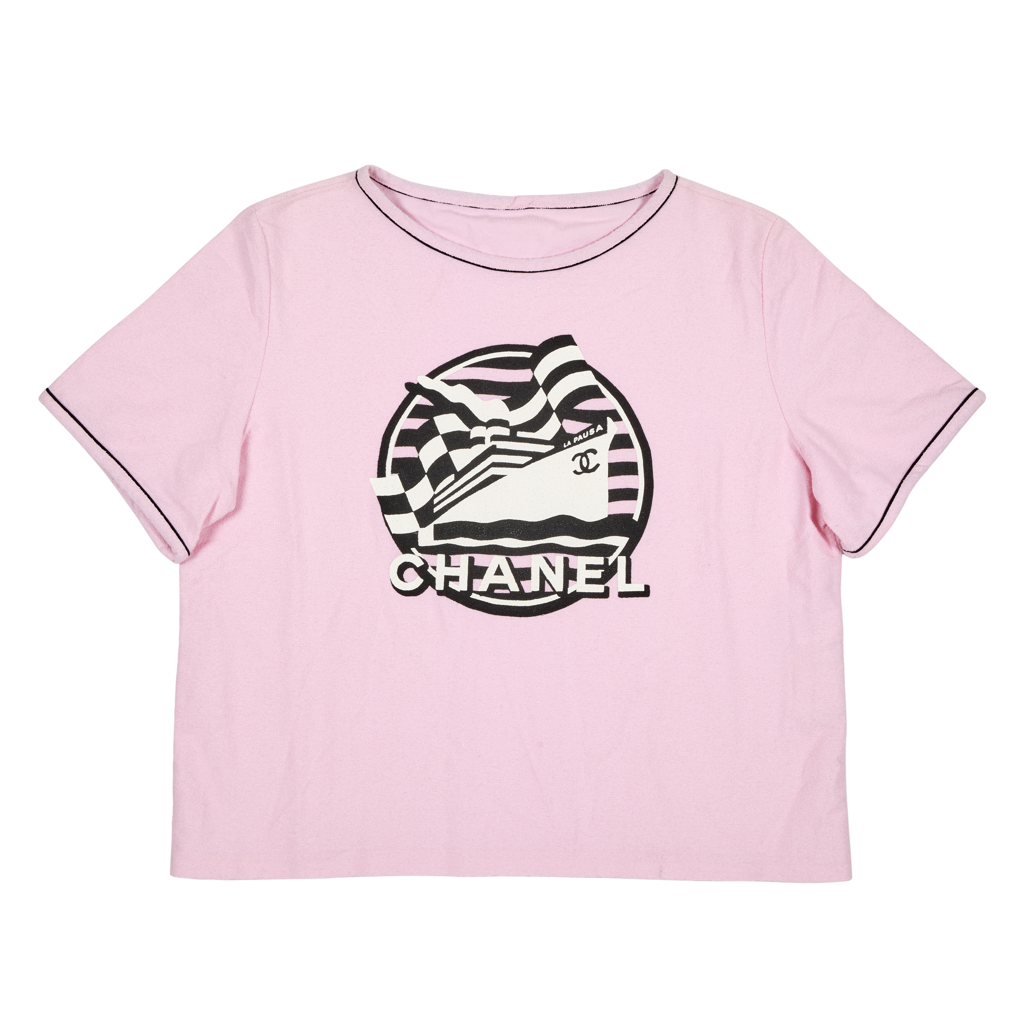Chanel Pink Terry La Pausa T-Shirt, 2019 Available For Immediate