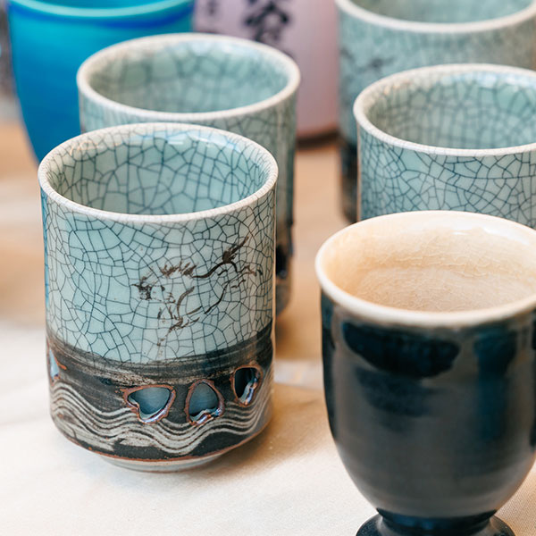 古相馬焼 湯呑 幕末〜明治期 無傷