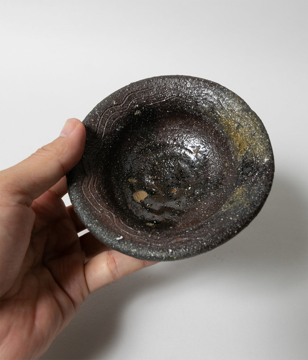 國吉清尚 作 焼締 土瓶 Yahoo!オークション - 【陶酔】 国吉清尚 丸紋