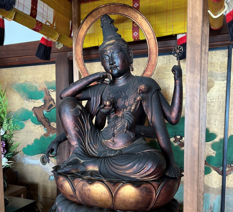 逸品 真言宗大本山 京都随心院 小野小町像 秋江彩織物 ジミー西村 真作