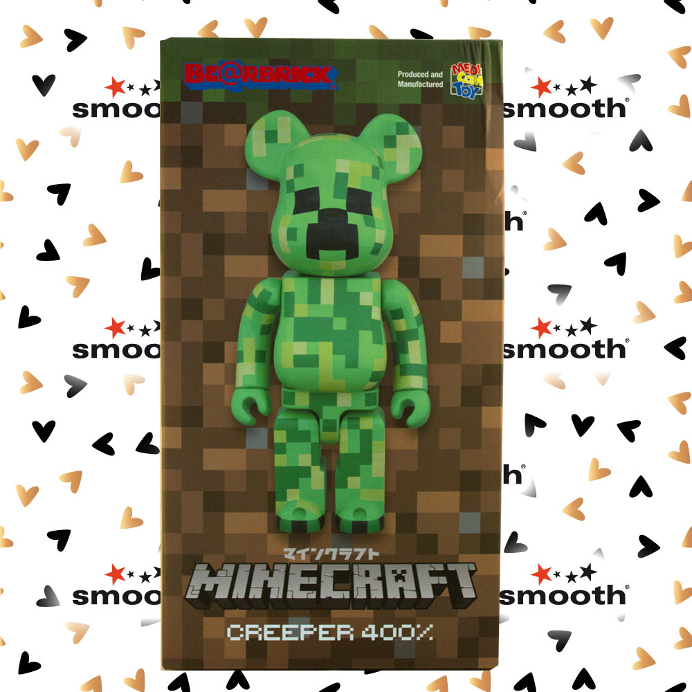 ♭BE@RBRICK ベアブリック マインクラフト CREEPER 400% Bearbrick