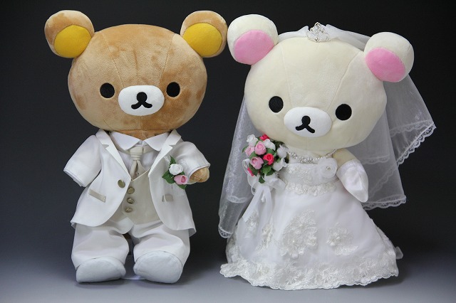 リラックマウェディングドールブライダルウェルカムドール