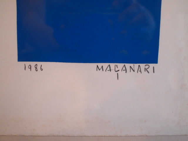 村井正誠 「人(自画像)」1991年 リトグラフ 絵画 額装済 masanari