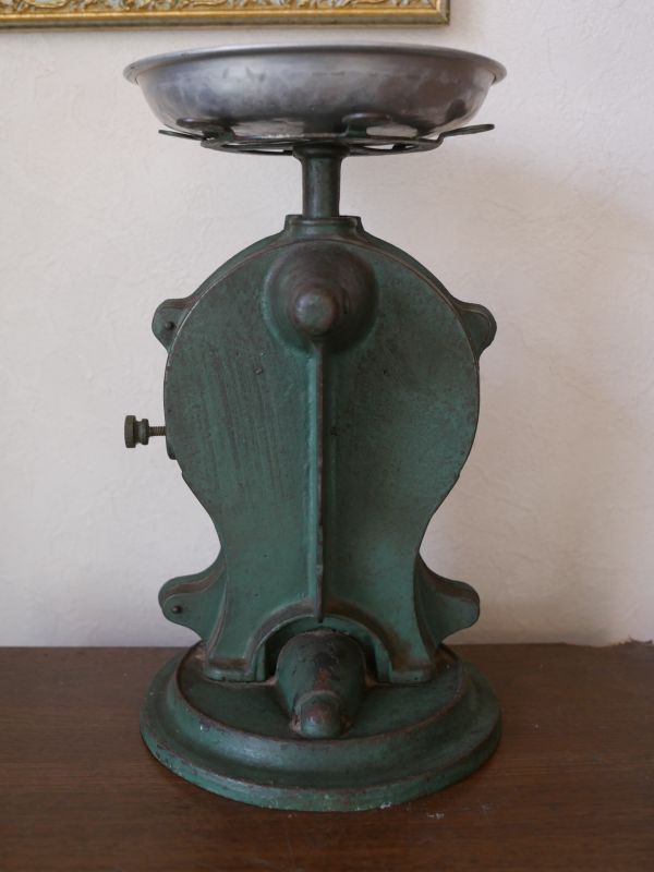 イギリスアンティーク ハンギングスケール 真鍮製 SALTER社 ブロカント