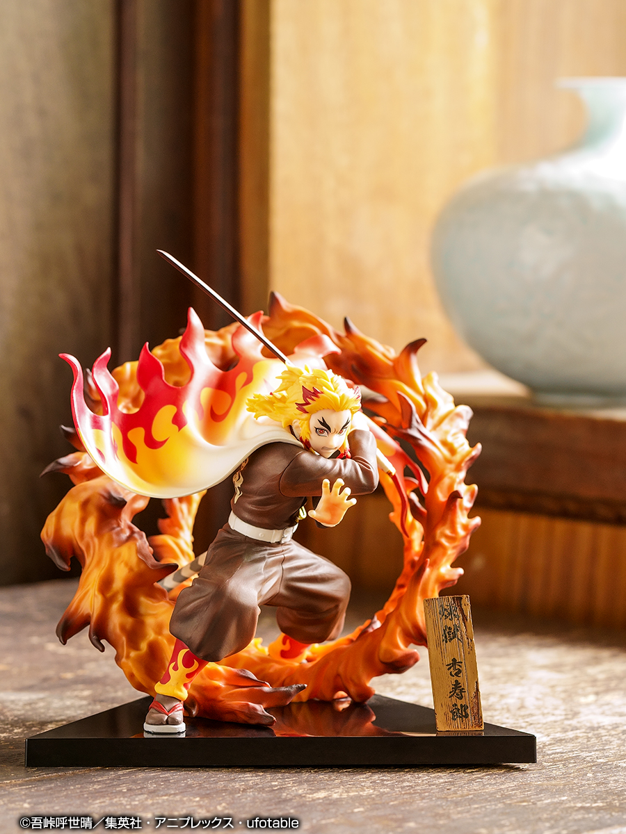 鬼滅の刃 黎明に刃を持て 煉獄杏寿郎 猗窩座 フィギュア