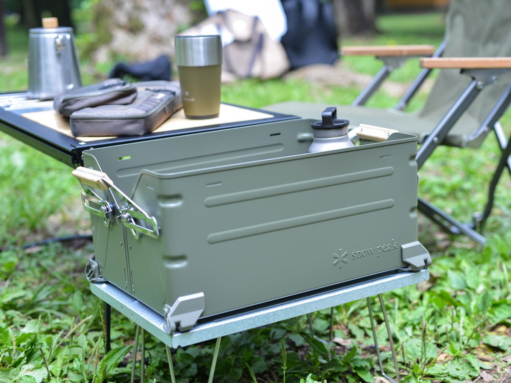 Snow peakシェルフコンテナ25 リッドラック25 シムクラフト 【公式通販】