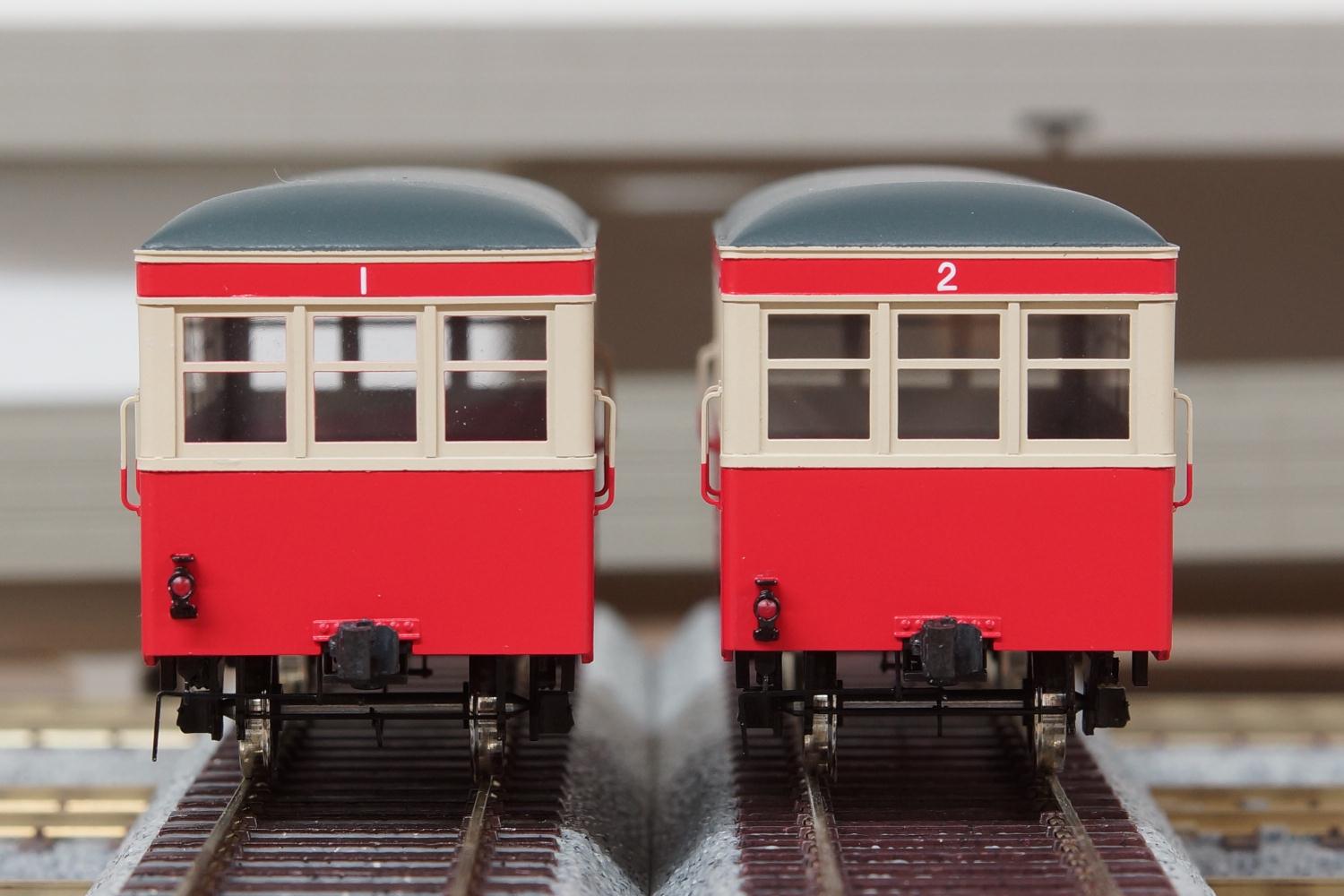 ワールド工芸 銚子電鉄ハフ1、ハフ2完成